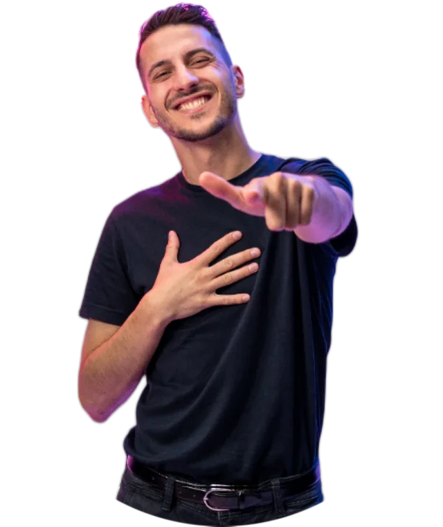 Oriano pointing at you, this pack is for you